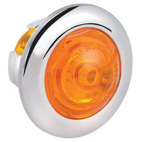 Narva 9-33V LED Model 2 Side Marker Lamp with Chrome Grommet 90212C