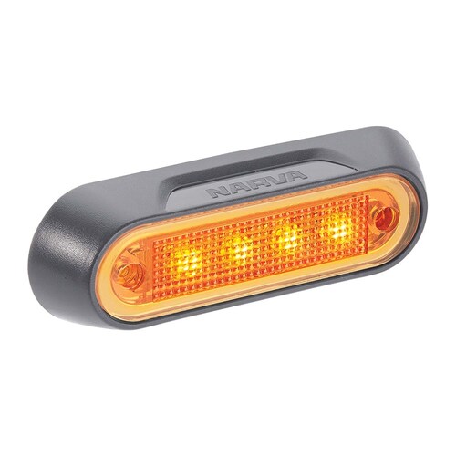 Narva 10-30V Model 8 LED Front End Outline Marker Lamp Amber - 90822BL