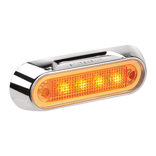 Narva 90822CBL 10-30V Model 8 LED Front End Outline Marker Lamp Amber