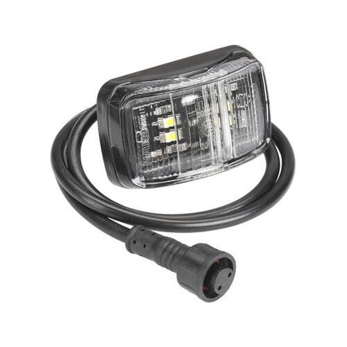 Narva 12V Model 13 Series LED Front Outline Marker Lamp - White (91342)