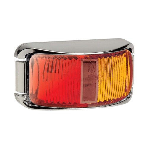 Narva 9ÔÇô33 Volt Model 16 L.E.D Side Marker Lamp Red/Amber 91602C