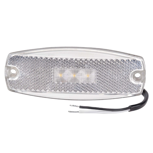Narva 9-33 Volt Model 17 LED Front End Outline Marker Lamp (White) 91704