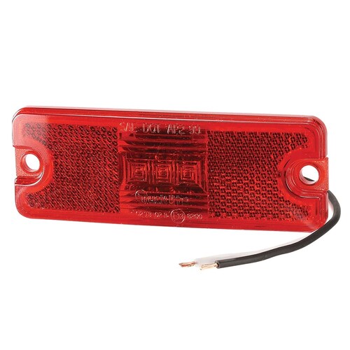 Narva 10ÔÇô30 Volt Model 18 L.E.D Rear End Outline Marker Lamp Red - 91808