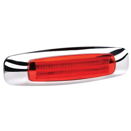Narva 9ÔÇô33 Volt Model 24 LED Light Guide Rear End Outline Marker Lamp Red - 92454BL