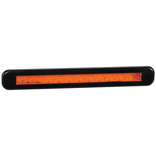 Narva 9-33V Model 39 LED Rear Direction Indicator Lamp with Black Cover - 93900BL