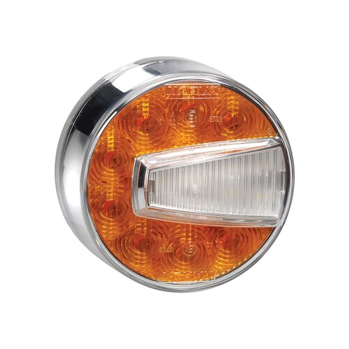 Narva 12V LED Front Direction Indicator and Front Position Lamp Amber White Cable LH 95004