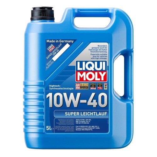 Liqui Moly Super Leichtlauf 10W-40 Engine Oil - 5L (9505)