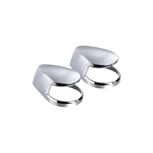 Narva Chrome Covers for Lamps Twin Pack - 99092BL