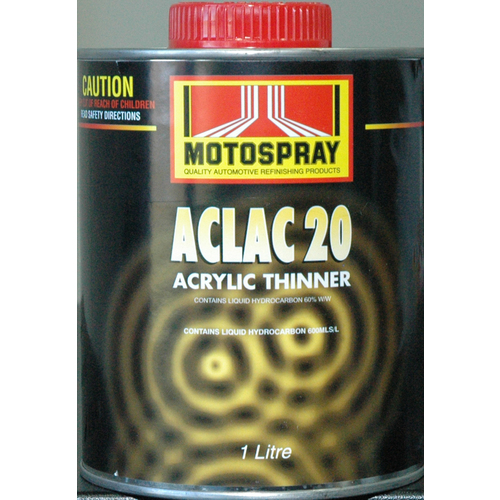 Rustoleum  Motospray Acrylic Thinners - High Quality For Acrylic Laquer Top Coats  1L  A201 A201 
