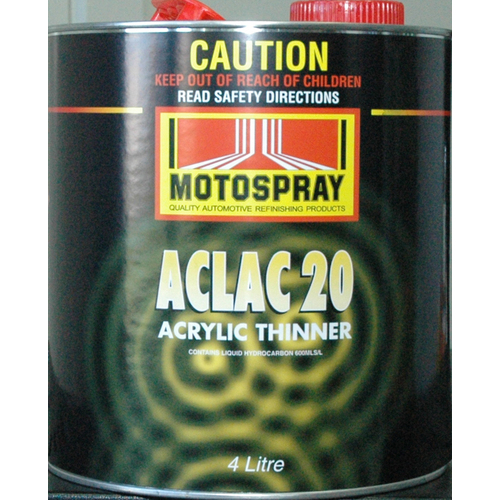 Rustoleum  Motospray Acrylic Thinners - High Quality For Acrylic Laquer Top Coats  4L  A204 A204 