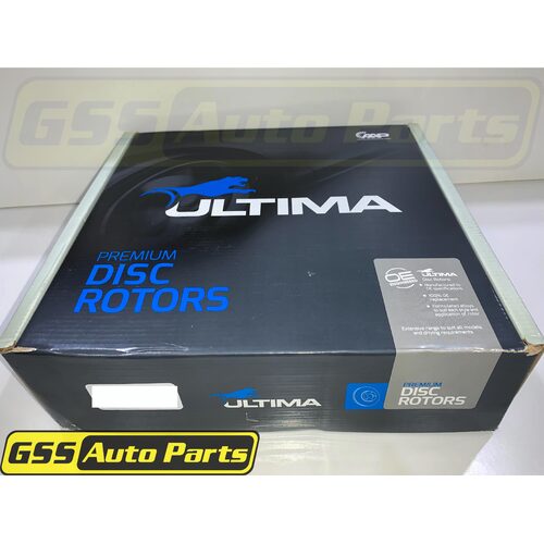 Ultima Front Slotted Brake Disc Rotor (1) AAP046SL RDA46