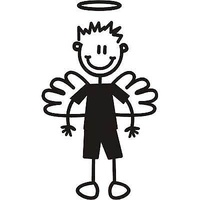 Genuine My Family Sticker - Angel Boy