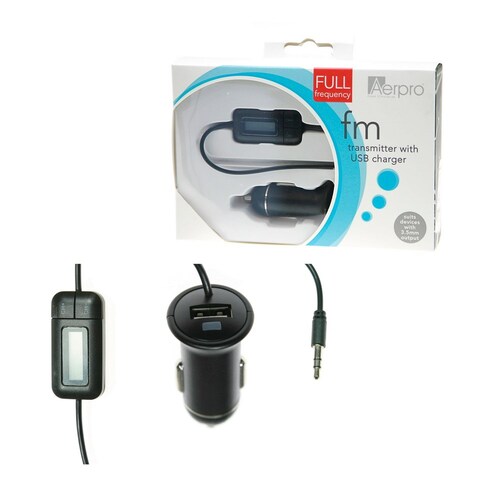 Aerpro Full Frequency Fm Transmitter With Usb Charger ADM200TC