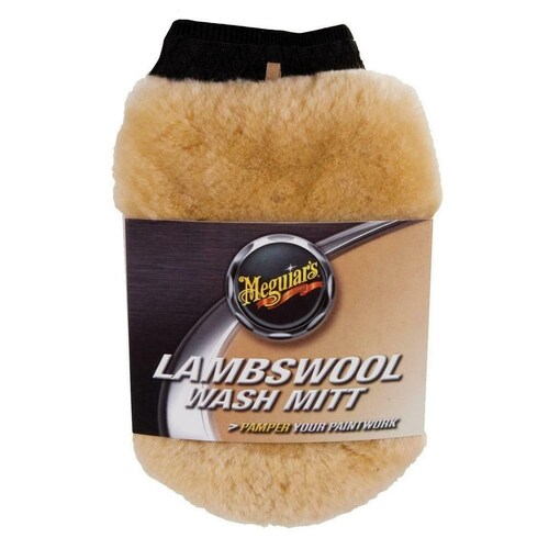 Meguiar's Ag1015 Lambswool Wash Mitt With Bug Remover