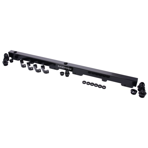 Raceworks Black Fuel Rail Suits Holden Commodore Vl 3.0l Rb30 ALY-012BK