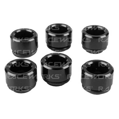 Raceworks Lower Injector Mounting Boss (6pack) ALY-046BK