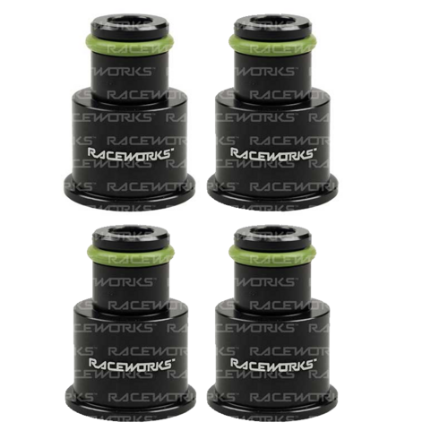 Raceworks 4pk Injector Extension 3/4-> Full Length 14mm-11mm ALY-047BK-4