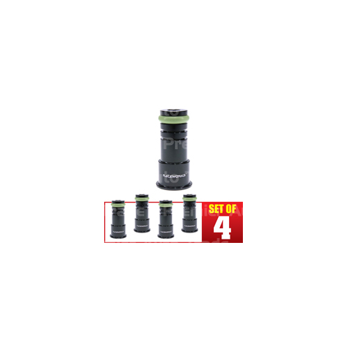 Raceworks 4pk Injector Extension Short->full Length 14mm-14mm ALY-050BK-4