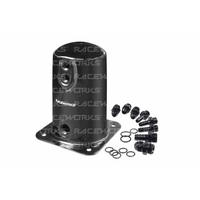 Raceworks 1.5l Surge Tank An-8 Single Outlet Black ALY-068BK