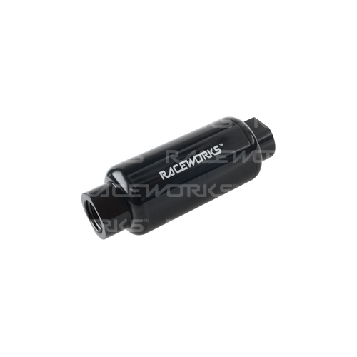 Raceworks An-10 Billet Fuel Filter Housing Od50mm Length 140mm ALY-077BK