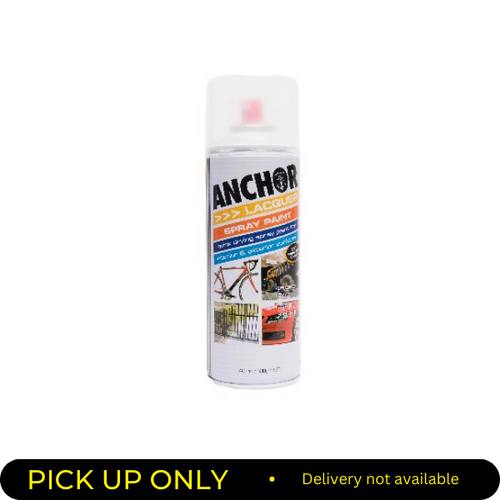 Anchor Lacquer Spray Paint Gloss Clear  300g Aerosol 47801