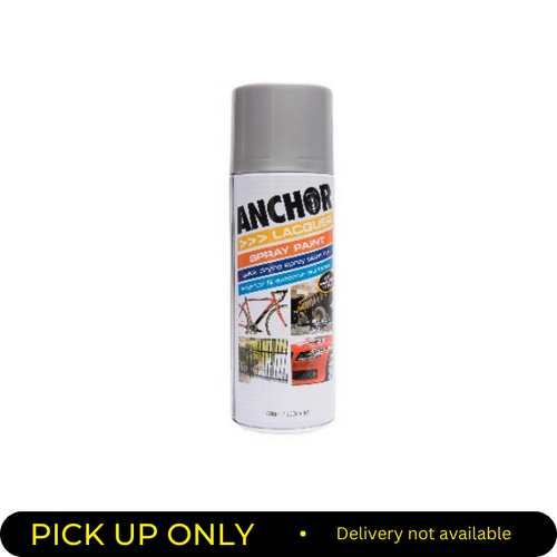 Anchor Lacquer Spray Paint Silver  300g Aerosol 47803