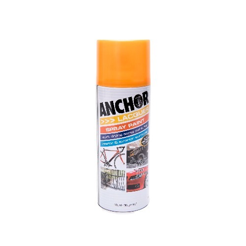 Anchor Lacquer Spray Paint Orange  300g Aerosol 47814