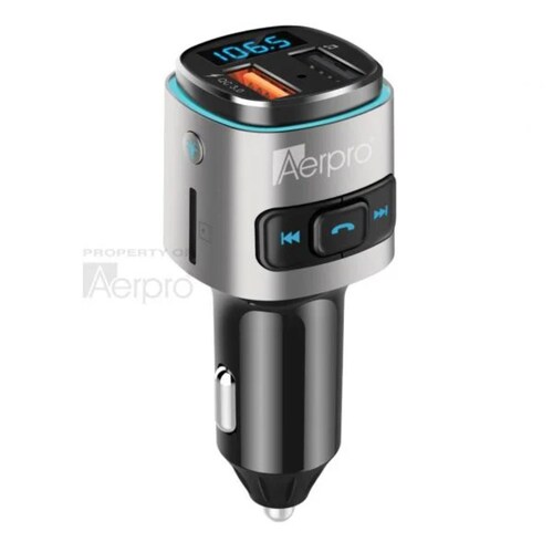 Aerpro Bluetooth Fm Transmitter With Quick Charge 3.0 Usb Output APBT210
