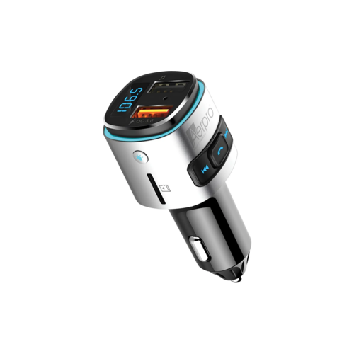 Aerpro Bluetooth FM Transmitter PD 30W USB-C and Quick Charge 3.0 USB-A APBT215