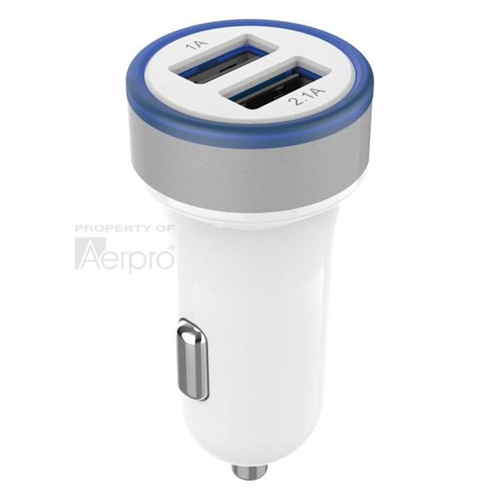 Aerpro 3.1A Dual USB In-Car Charger APCC200