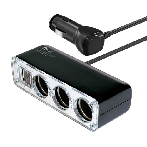 Aerpro Triple Accessory Socket Usb Power Adaptor APDC320