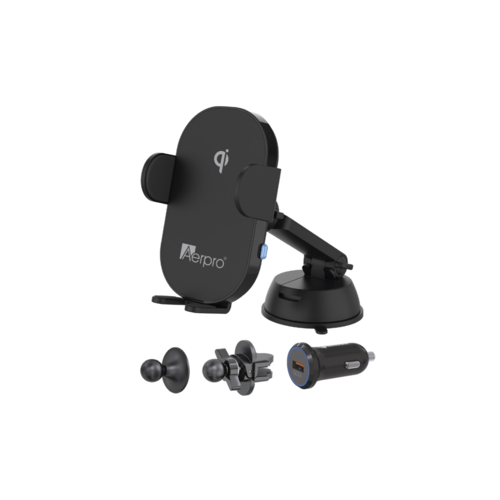 Aerpro Wireless Charging Smartphone Holder Kit 15W APWCAG1