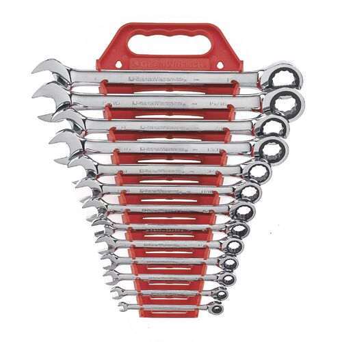 GEARWRENCH  13 Pc. 12 Point Ratcheting Combination Sae Wrench Set    9312 9312