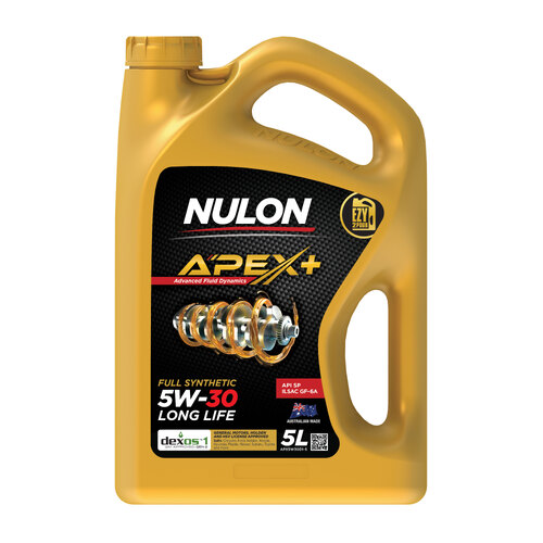 Nulon Apex+ 5W30 Long Life Full Synthetic Engine Oil APX5W30D1-5