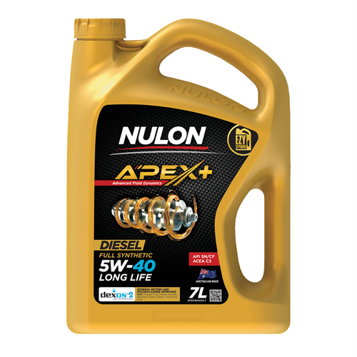 Nulon Diesel Full Synthetic Apex+ 5W-40 Engine Oil - 7L