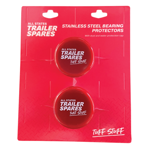 All States Trailer Spares Pair Of 45Mm Stainless Steel Bearing Buddy Protectors R1415A