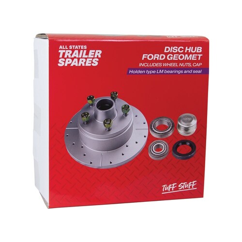 All States Trailer Spares 10" Hub Disc To Suit Lm Bearings (Zinc) R1916E