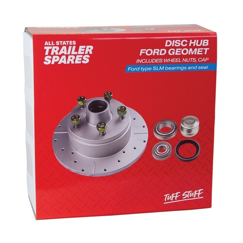 All States Trailer Spares 10" Hub Disc To Suit Slm Bearings (Zinc) R1917E