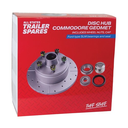 All States Trailer Spares 10" Hub Disc To Suit Slm Bearings (Zinc) R1917F