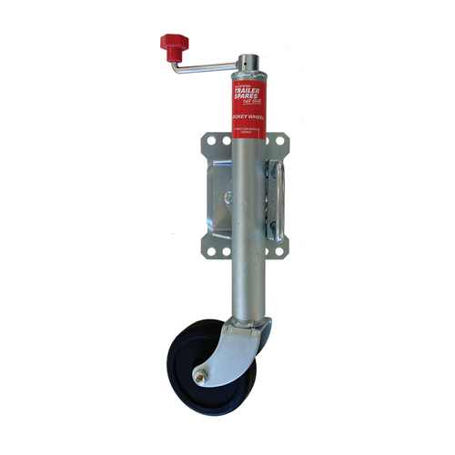 All States Trailer Spares 6 Jockey Wheel With Swivel U-Bolt Clamp (350Kg) R2112AC