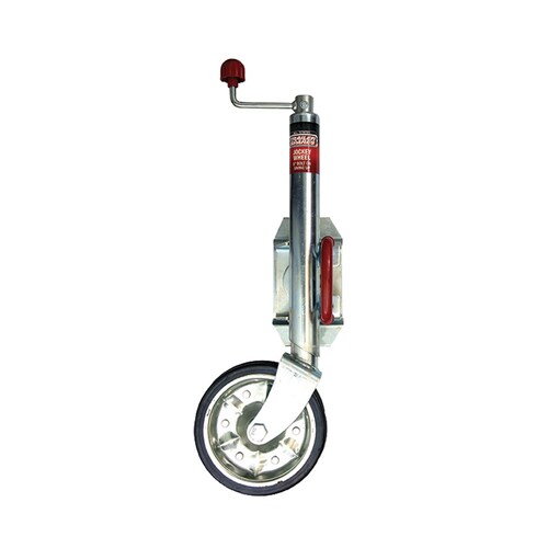 All States Trailer Spares 8" Solid Jockey Wheel With Swing Away U-Bolt 4-Hole Bolt On Clamp (350Kg) R2124A