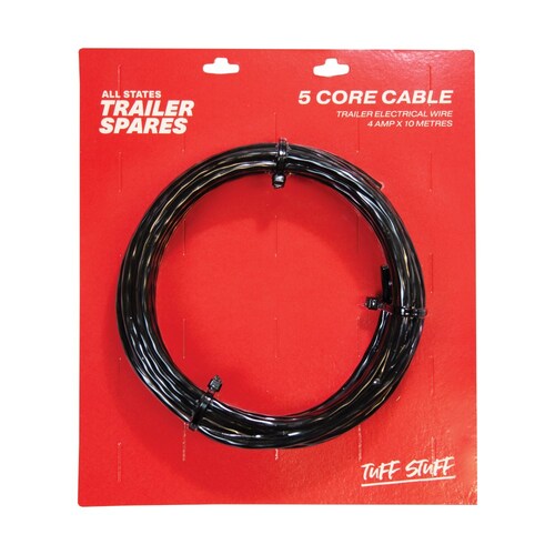 All States Trailer Spares 10M 5-Core Coloured Cable (4 Amp) R4102A