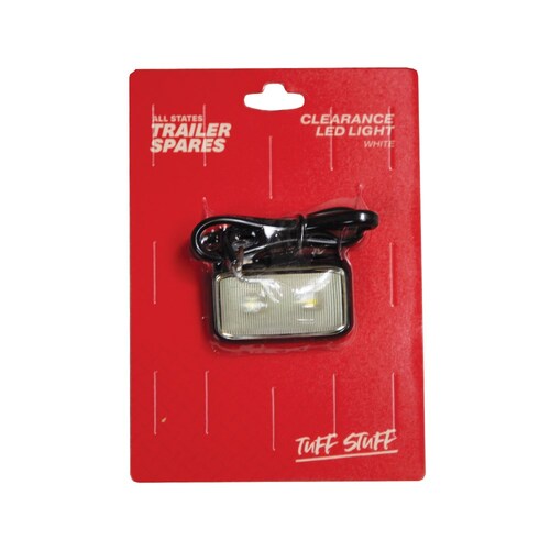All States Trailer Spares Led Clear/White Clearance Side Marker Lamp R4122LEDC