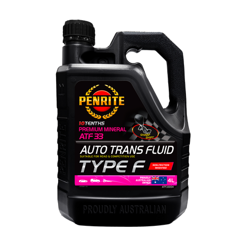 Penrite ATF 33 Type F Mineral Auto Transmission Fluid 4L ATF33004