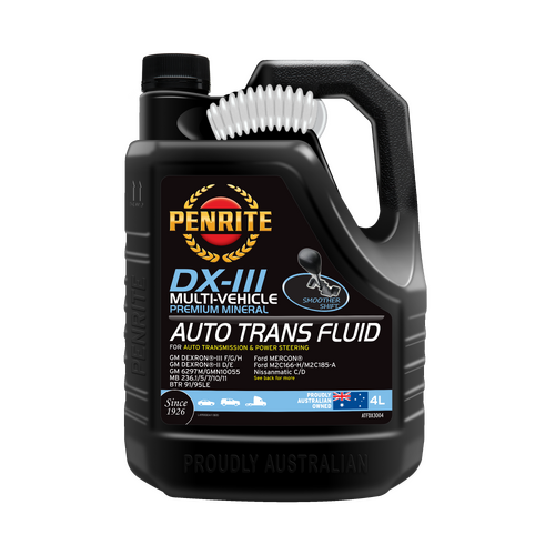 Penrite ATF DX-3 Automatic Transmission Fluid 4L ATFDX3004