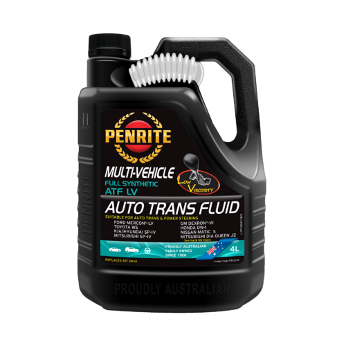 Penrite Multi Vehicle Low Viscosity Full Synthetic Auto Transmission Fluid  4l  ATFLV004 