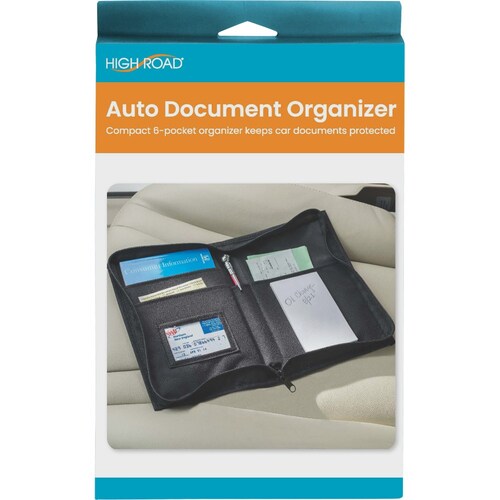 High Road Car Document Organiser AUTODOCUMENTBLK