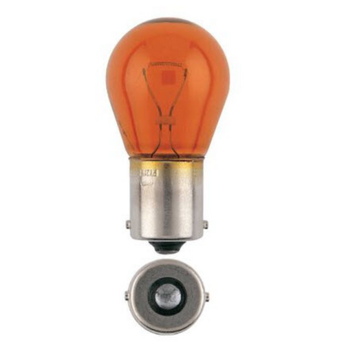 Exelite Globe Bayonet Cap 12V 21W Ba15S Amber - Box Of 10 B264A