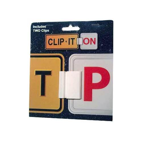 Clip It On 2 Black Clips On Card Rd B2C2CCB