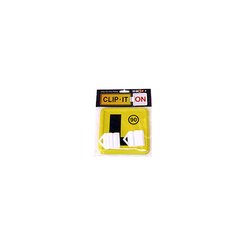 Clip It On 2 X L Plate Black On Yellow. Suits Nsw B2C2CL90